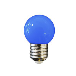 Bombilla LED esférica mate E27 1,5w 200 lumens azul EDM características