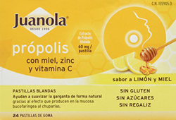 Juanola® própolis con miel' zinc y vitamina C en oferta