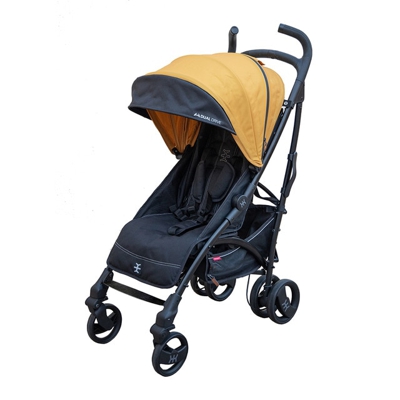 Nikidom - Silla De Paseo Dual Drive Must Negro/mostaza