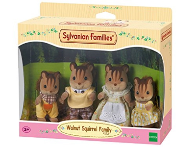 Sylvanian Families - Familia Ardillas de la Nuez