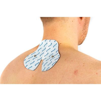 Electrodo Para el Cuello Compatible con Vitalcontrol Sanitas Beurer e Hydas , Conexión de Botón 3,5mm