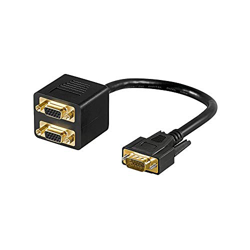 1 x SVGA / 2 x SVGA 2x SVGA Negro, Cable Y en oferta