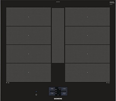 Siemens - Placa De Inducción IQ700 EX675JYW1E Con 2 Zonas De Calor Negro