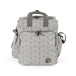 Walking Mum - Mochila Canastilla/Cambiador Stars Be Gris en oferta