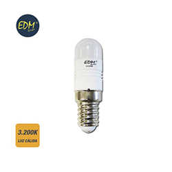 Bombilla pebetero LED E14 2,5w 220 lumens 3.200k luz calida EDM características