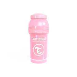 Twistshake - Biberón Anticólico Tetina Silicona (180 Ml.) Rosa Pastel precio