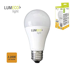 BOMBILLA STANDARD LED E27 10W 810 LUMENS 3.200K LUZ CALIDA LUMECO características