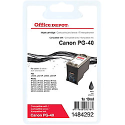 Cartucho de tinta Office Depot compatible canon pg-40 negro a un precio más  barato - Shoptize