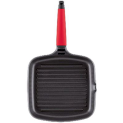 Grill para Inducción Fundix F2-ig27 27 cms mango Rojo en oferta