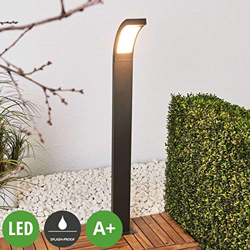 Luz LED de senderos Juvia en aluminio gris grafito precio