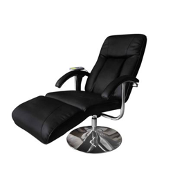 Sillón de masaje eléctrico reclinable negro precio