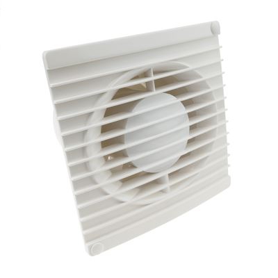 Extractor ventilador PrimeMatik, diámetro 104mm con temporizador para aseo lavabo trastero garaje