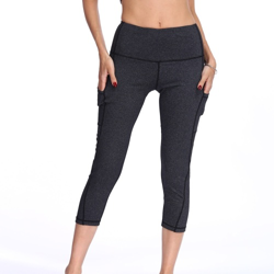 Pantalones cortos de yoga pantalones capri de yoga características