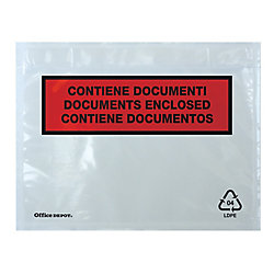 Compra Bolsa Office Depot Impresión “Contiene documentos” C5 16 2 x 22 9 cm  250 unidades al mejor precio - Shoptize