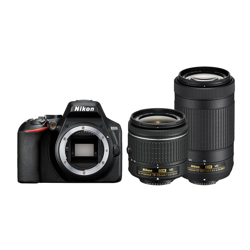 Cámara Réflex Nikon D3500 + 18-55 mm VR + 70-300 mm VR Kit en oferta