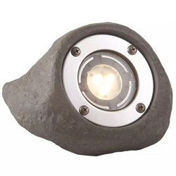 Foco de luz LED Garden Lights, Lapis Gris poliresina 3577441 en oferta