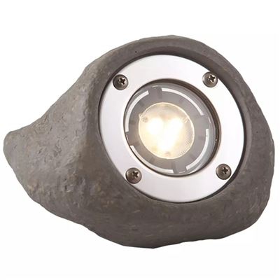 Foco de luz LED Garden Lights, Lapis Gris poliresina 3577441