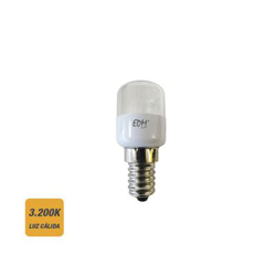 Bombilla frigorífico LED 0,5w 60 lumens  E14 3.200k luz calida EDM características