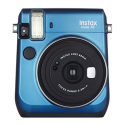 Cámara instantánea Fujifilm Instax mini 70 azul + Carga características