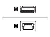 4044951015566 cable USB 1 m 2.0 USB A Mini-USB B Negro en oferta