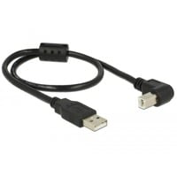 0.5m, USB 2.0-A / USB 2.0-B cable USB 0,5 m USB A USB B Negro, Adaptador en oferta