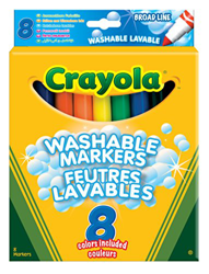 Crayola 8 rotuladores lavables en oferta