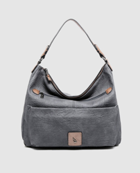 Abbacino - Hobo En Gris Con Bolsillos Exteriores en oferta