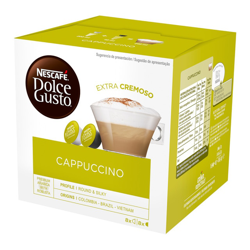 Nescafé Dolce Gusto - Estuche 8 Cápsulas De Café + 8 Cápsulas De Leche NESCAFE DOLCE GUSTO Café Cappuccino Premium Arábica Y Robusta De Colombia, Brasil Y Vietnam Intensida precio