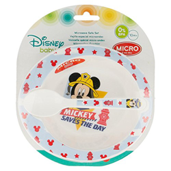 Disney Baby - Vajilla 2 Piezas Mickey Mouse Rojo precio