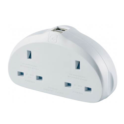 Adaptador GoTravel Duo + USB UK-EU características