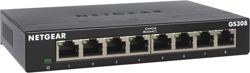 GS308-300PES switch No administrado L2 Gigabit Ethernet (10/100/1000) Negro, Interruptor/Conmutador características