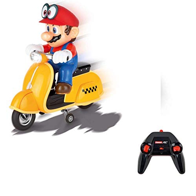 Mario Odyssey Scooter - Mario Motocicleta Motor eléctrico 1:18, Radiocontrol