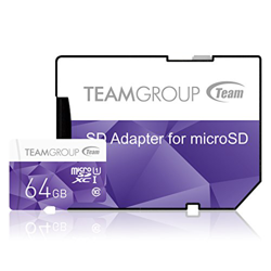 Team Color Card microSDXC 64GB UHS-I U1 características