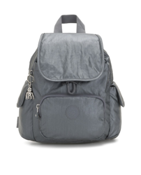 Kipling - Mochila De Mujer Con Llavero Y Múltiples Compartimentos En Gris Metalizado precio