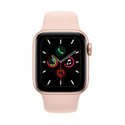 Apple - Watch Series 5 GPS + Cellular, 40mm Caja De Aluminio En Oro - Correa Deportiva Rosa Arena en oferta