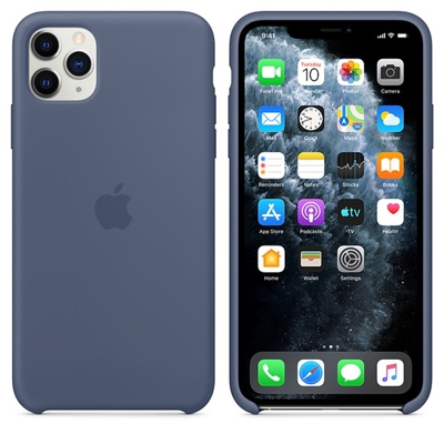 Apple - Funda Azul Alaska Silicone Case Para IPhone 11 Pro Max