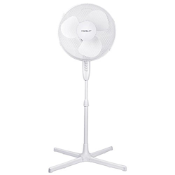 Aigostar Daisy 33JTP - Ventilador de pie oscilante, 3 velocidades, diámetro 45 cm, 40W. oscilación de 80 grados. Altura regulable, máxima 1,23 m. Dise características