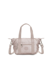 Kipling - Bolso De Hombro Convertible A Bandolera En Color Nude Metalizado características