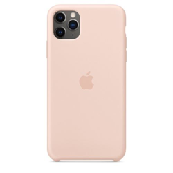 Funda de silicona Apple Rosa arena para iPhone 11 Pro en oferta