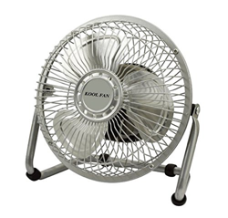 Ventilador mesa sobremesa aspas parrilla metal kool fan metalico 6" 20w 15,24cm en oferta