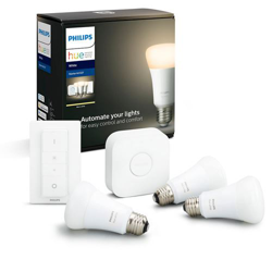 Kit de inicio iluminación inteligente Philips Hue E27 precio