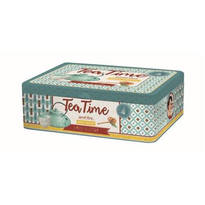 Caja Metal para Té/Infusiones, Tea Time