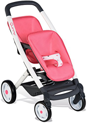 Smoby 253298 Quinny - Silla de Paseo para Gemelos, Color Rosa características