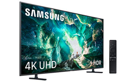 Samsung 4K UHD 2019 55RU8005 - Smart TV de 55" con Resolución 4K UHD, Wide Viewing Angle, HDR (HDR10+), Procesador 4K, One Remote Control, Apps en Exc precio