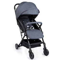 Meinkind Silla Paseo Ligera Plegable Compacta, Carros Bebe de 0-3 Años a 22kg Silla Ligera Paseo Fácil con Una Mano Ajustable Respaldo Reclinable Sill en oferta