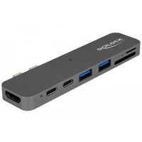 87740 base para portátil y replicador de puertos Alámbrico Thunderbolt 3 Gris, Estación de acoplamiento precio