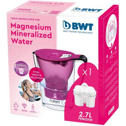 Jarra filtradora de agua con Magnesio BWT Penguin Electrónica 2,7L Violeta precio