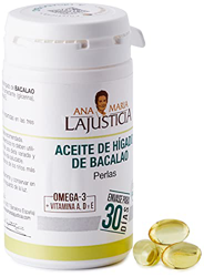 Ana Maria Lajusticia Aceite Higado Bacalao 90 perlas en oferta