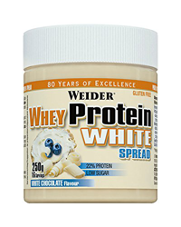 Proteína Crema Chocolate Blanco Whey Protein Weider 250gr características