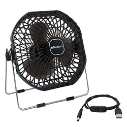 Helect 18cm Mini Ventilador de Mesa, Ruido Bajo, Interruptor de Encendido/Apagado, Negro precio